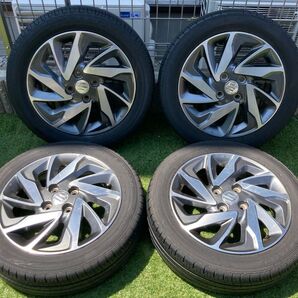 【4本送料込】165/60R15 夏タイヤ、スズキ純正アルミホイールセット