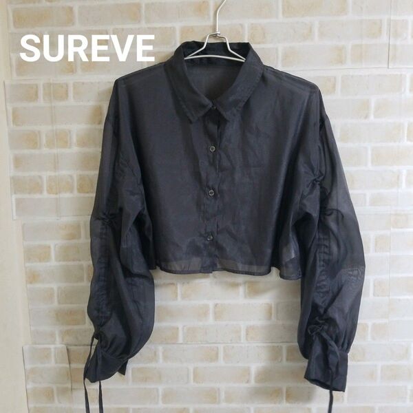 SUREVE ショートシアーシャツ