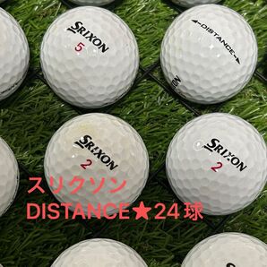 ☆A品☆ スリクソン DISTANCE☆ホワイト 24球