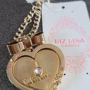 LIZ LISA ハート型ゴールドチャーム ストーン 平成 姫 DOLL ロリータ 00s 原宿 渋谷 アクセサリー