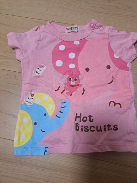 Hot Biscuits Tシャツ 70 半袖 ミキハウス