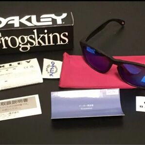 オークリー サングラス9245D8 FROGSKINS(A)アジアンフィットPRISM SAPPHIRE POLARIZED偏光