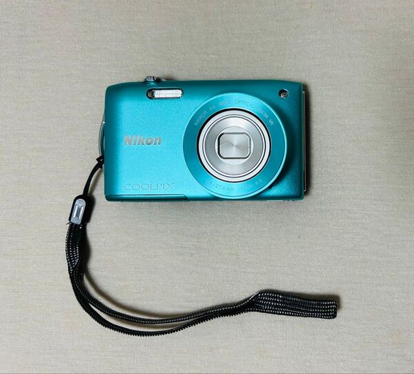 美品 Nikon COOLPIX S3300 ミントグリーン