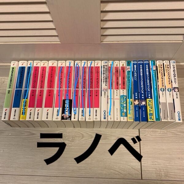 ラノベ選んで4冊から8冊 ソードアートオンラインなど