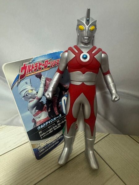 新品タグ付 ウルトラヒーローシリーズ 05 ウルトラマンエース ソフビ フィギュア