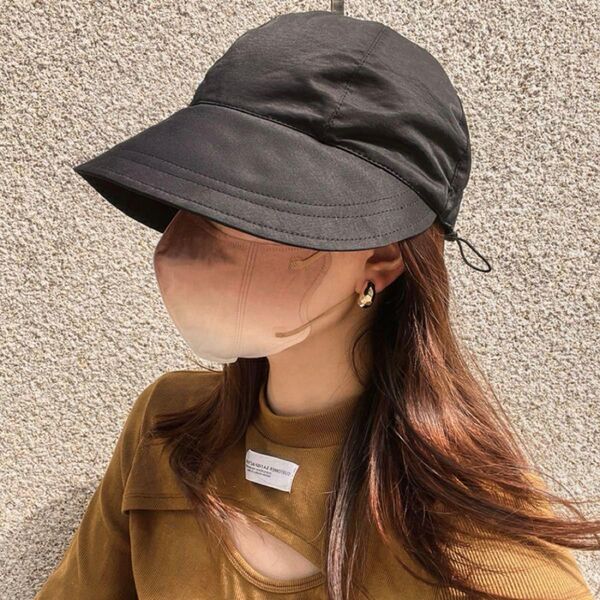 帽子 レディース キャップ つば広 uvカット カジュアル アウトドア 紫外線 ハット 小顔 紫外線対策