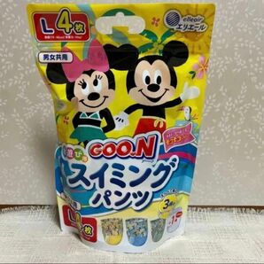 グーン スイミングパンツ 男女共用 Lサイズ 4枚入り