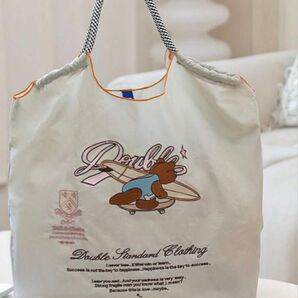 くまボード刺繍バッグ エコバッグ トートバッグ