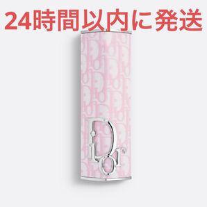 新品未使用☆dior ディオール アディクト リップスティック ケース ピンクオブリーク 口紅