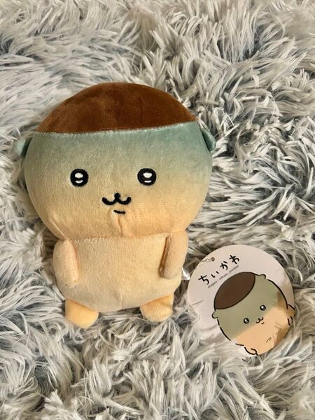タグ付き ちいかわ くりまんじゅうと一緒ぬいぐるみ くりまんじゅう 二日酔い