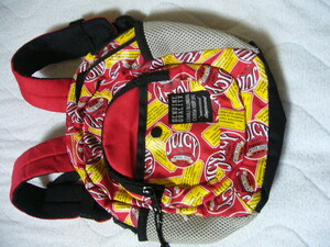 AMPERSAND アンパサンド F.O.インターナショナル社 ナップサック カバン バッグ 幼児用サイズS 230-200-115mm 背中側メッシュ 涼しい 美品