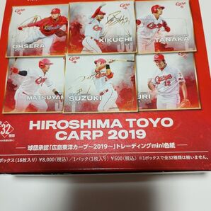 広島東洋カープ 2019 トレーディングmini色紙 14枚セット