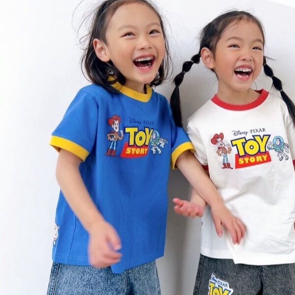 しまむら Tシャツ 半袖Tシャツ トイストーリー RELA. 130