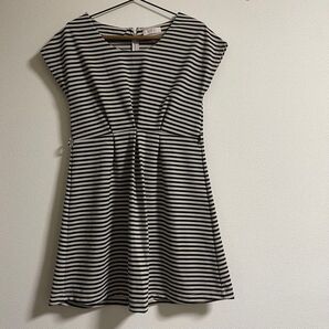 レディース ノースリーブ ボーダー 綺麗め Mサイズ