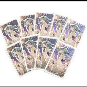 8枚セット 初音ミク 巡音ルカ 鏡音リン 初音ミクメタリックカードコレクション