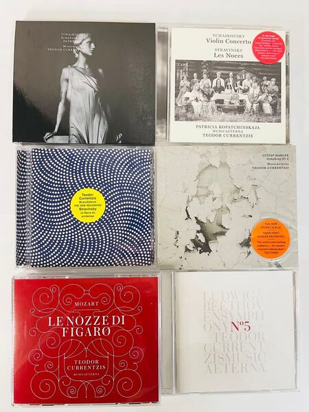 テオドール・クルレンツィス 6点セット 8CD ベートーヴェン モーツァルト 他