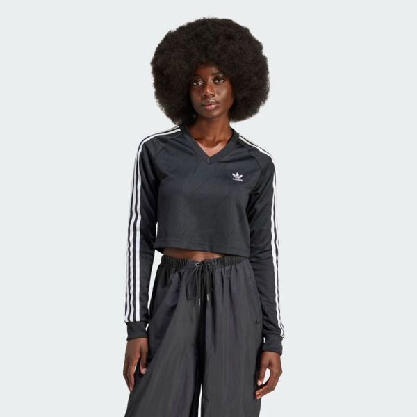 adidas originals アディダスオリジナルス 長袖クロップドジャージー トップス Lサイズ タグ付き新品