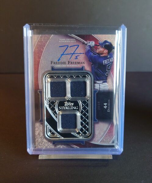 Topps Freddie Freeman 実使用 トリプルレリックオート 直筆サイン フレディ・フリーマン ドジャース /10