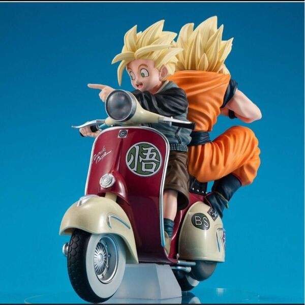 デスクトップリアルマッコイEX ドラゴンボールZ 孫悟空&孫悟飯&バイク