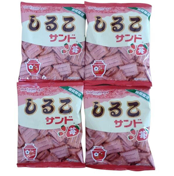 しるこサンド 苺55g×4袋セット