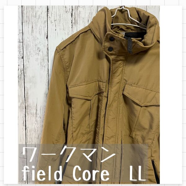 FieldCore ジャケット ミリタリー カーキ LL ワークマン ベージュ