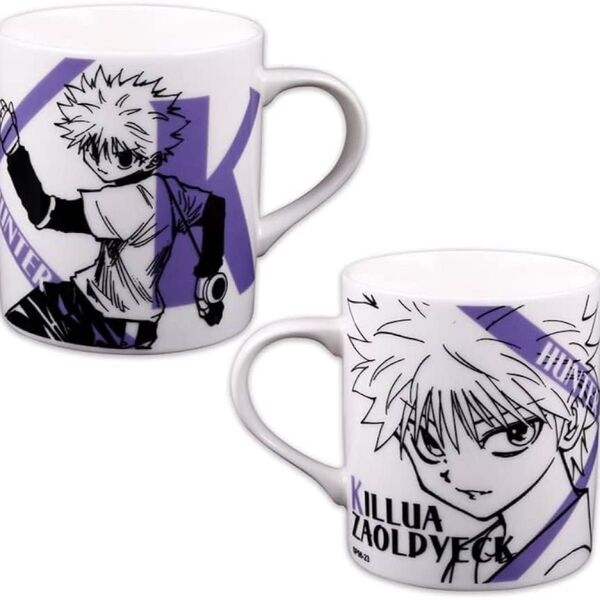 【新品】HUNTER×HUNTER キルア マグカップ ハンターハンター ジャンプジャンプ イニシャルマグ キルア=ゾルディック