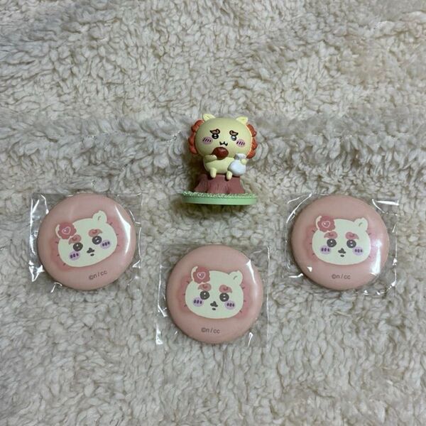 ちいかわ シーサー おかおマット缶バッジ ヴィネットフレンズ2 4点セット