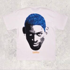 SAPEur ロッドマン Tシャツ アイランド ヘッド M 白ドーベルマン インフィニティ TEE ホワイト サプール