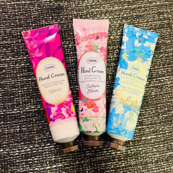 サボン SABON ハンドクリーム サクラブルーム ジャスミンワンダー トーキョー
