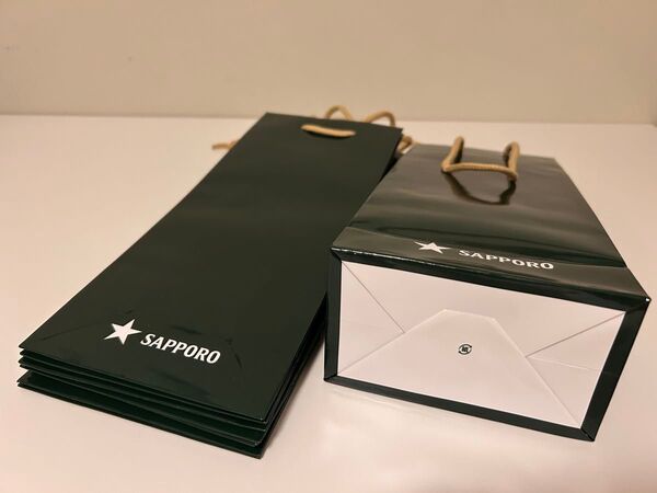 未使用品 SAPPORO サッポロビール 紙袋 8枚 手提げ袋