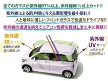 1◇新品◇UV&IRカット断熱フロントガラス◇日産 モコ MG33S ボカシ無 ボカシ青 201040 201041_画像3