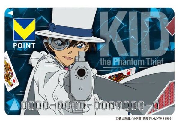名探偵コナン(怪盗キッド) Vポイントカード 新品未使用 1枚 旧 Tカード