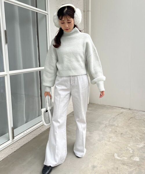 【one after another NICE CLAUP(ワンアフターアナザー ナイスクラップ)】9色展開!ハイネックニット