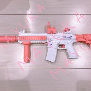 新品 水鉄砲 高校 文化祭 体育祭 デコ銃 銃 M416 鉄砲 電動ガン ネイビーシールズ シールチーム サバゲー 特殊部隊