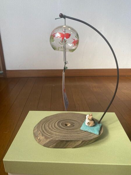 金魚と猫の風鈴