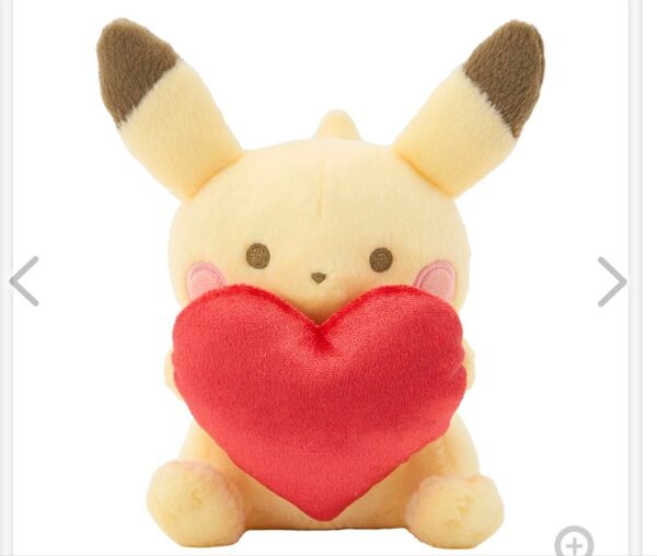 ぬいぐるみ ピカチュウ Pikachu With A Heart 新品 未開封 未使用 ポケモン ポケモンセンター