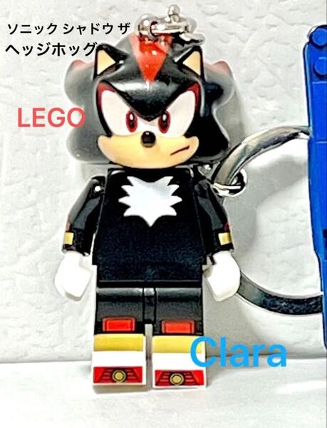 LEGO レゴ キーホルダー ソニック シャドウ ザ ヘッジホッグ ミニフィグ ミニフィギュア キーリング 新品