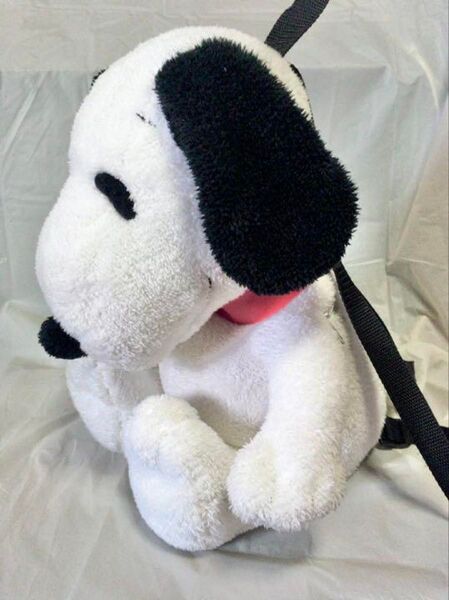 送料込み 美品 スヌーピー SNOOPY リュック型 ぬいぐるみ リュックサック