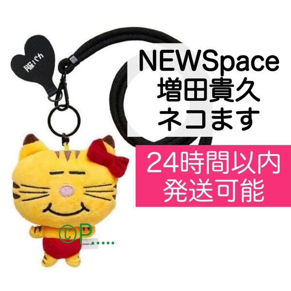 NEWSpace増田貴久 ネコます ぬいぐるみチャーム NEWS まっすー ホリデイ・イン 氷艶