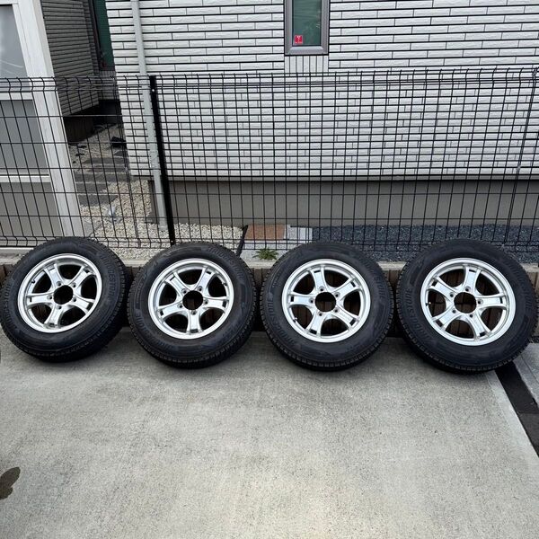 ブリヂストン 16インチ DM-V3 タイヤセット ジムニー KEELER 4本のうち2本 2/2セット目 バリ溝 硬度50前後
