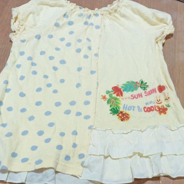 KP 女の子 半袖シャツ みみちゃん 工夫いっぱい130サイズ