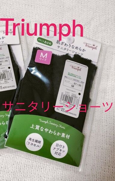 Triumph トリンプ サニタリーショーツ ブラック M ショーツ 下着