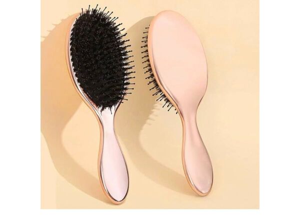 ヘアブラシ 3層構造 柔らかいブラシピン 頭皮マッサージイオンケアブラシ
