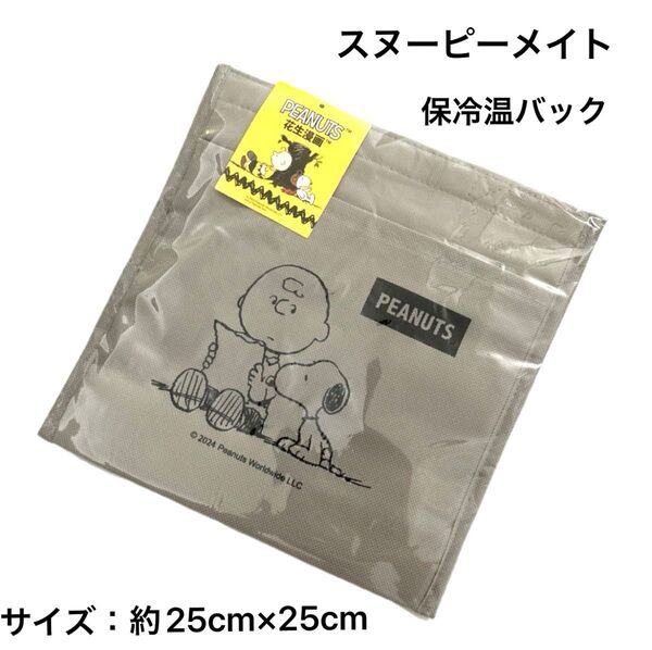 保冷温バック スヌーピーメイト ポケット付保冷温バック PEANUTS スヌーピー 新品未開封品