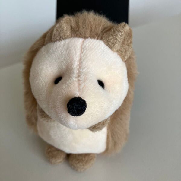 ハリネズミのぬいぐるみボールチェーンキーホルダー 自宅保管品