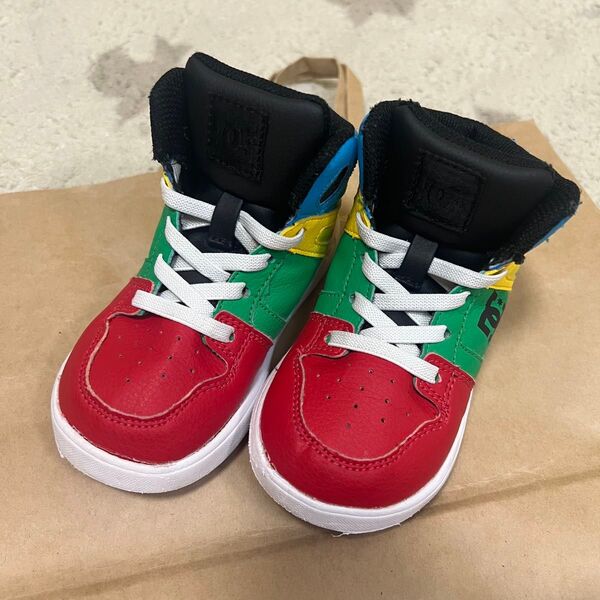 DC カラフル ハイカットスニーカー 子供 キッズ 14cm