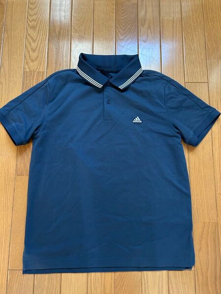アディダス adidas ゴルフ ポロシャツ ネイビー Oサイズ