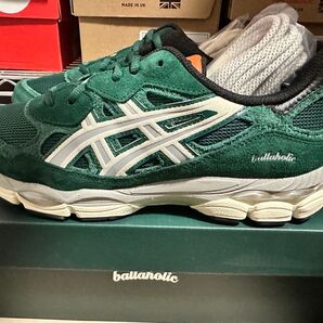 ballaholic × Asics Gel-NYC Jewel Green/Ivory