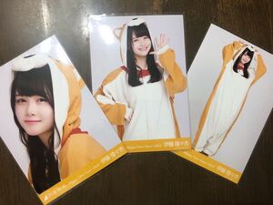 乃木坂46 伊藤理々杏 干支 戌 生写真 Happy New Year! 2018 ヨリ チュウ ヒキ 三種 コンプ
