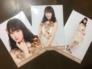 乃木坂46 伊藤純奈 スペシャル衣装4 生写真 2017.February-Ⅱ ヨリ チュウ ヒキ 三種 コンプ